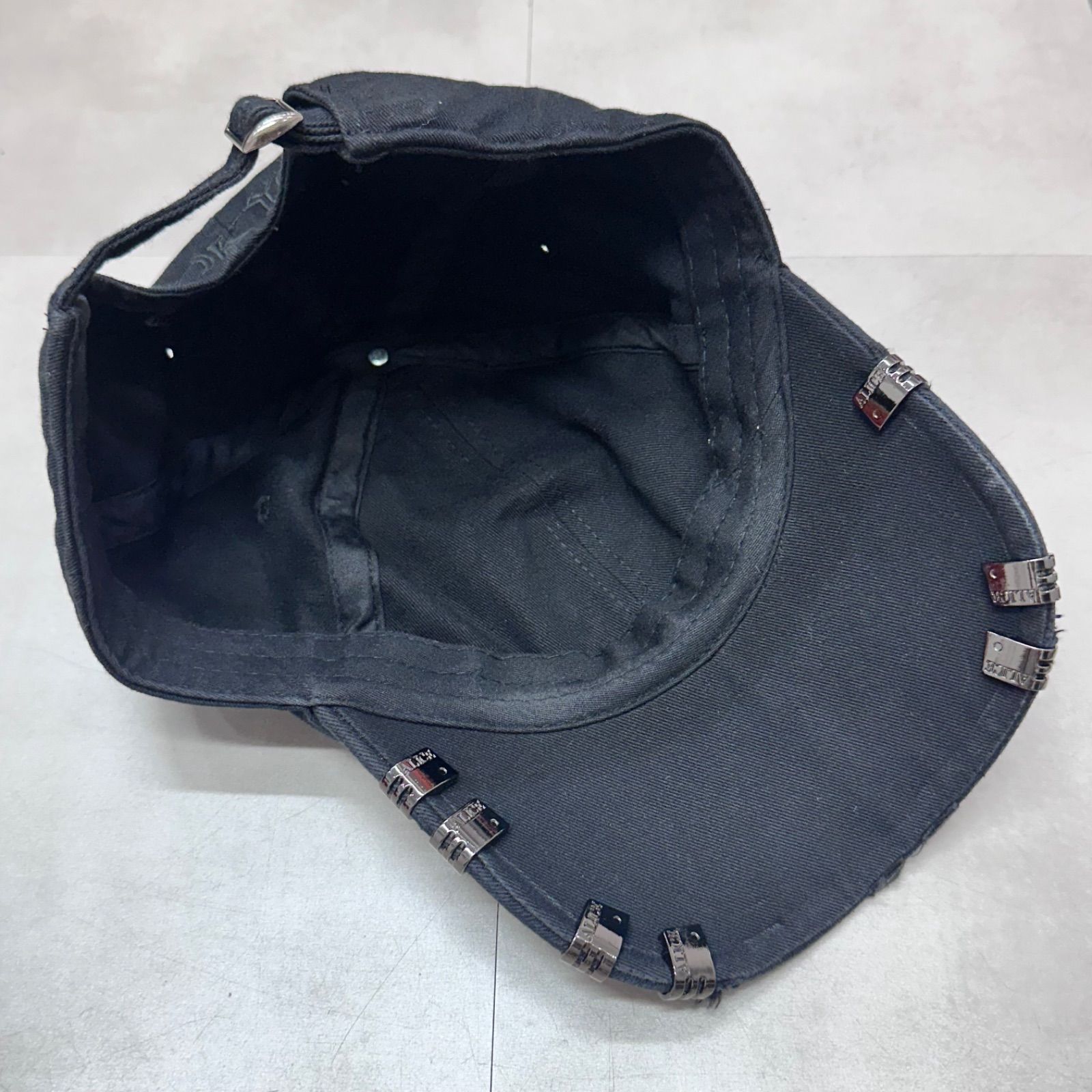 【正規品】 ALICE HOLLYWOOD キャップ 刺繍 デニム ダメージ加工 ALICE HOLLYWOOD CHOPPER CAP TOKYO刺繍 キャップ アリス