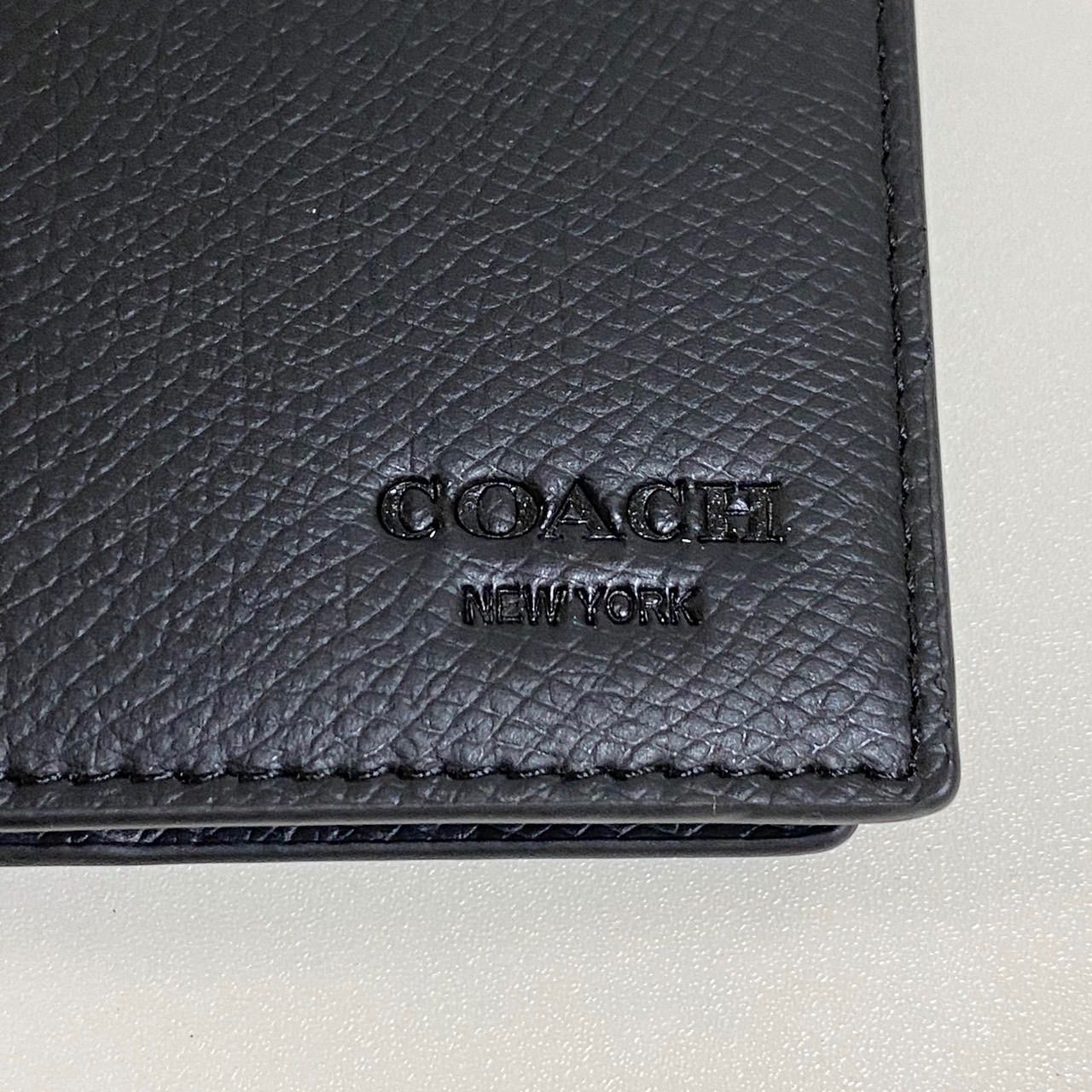 シリアルシール付 新品未使用COACHポケット ウォレット 長財布