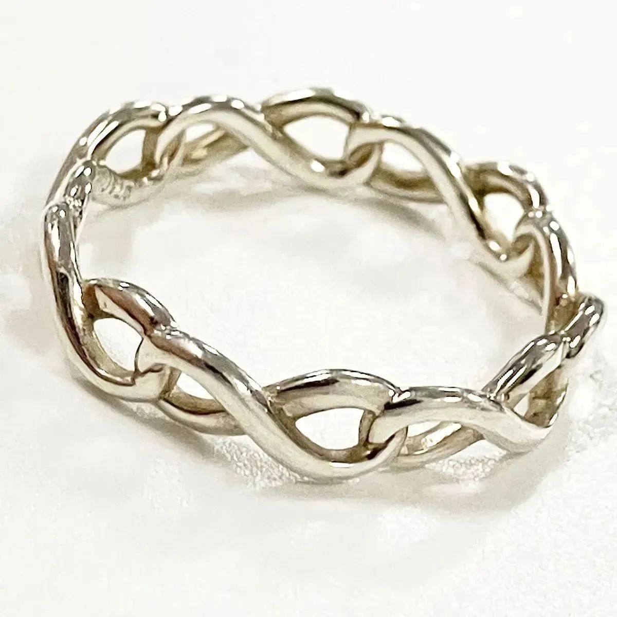 TIFFANY&Co. ティファニー インフィニティ ナロー バンドリング 925 6 