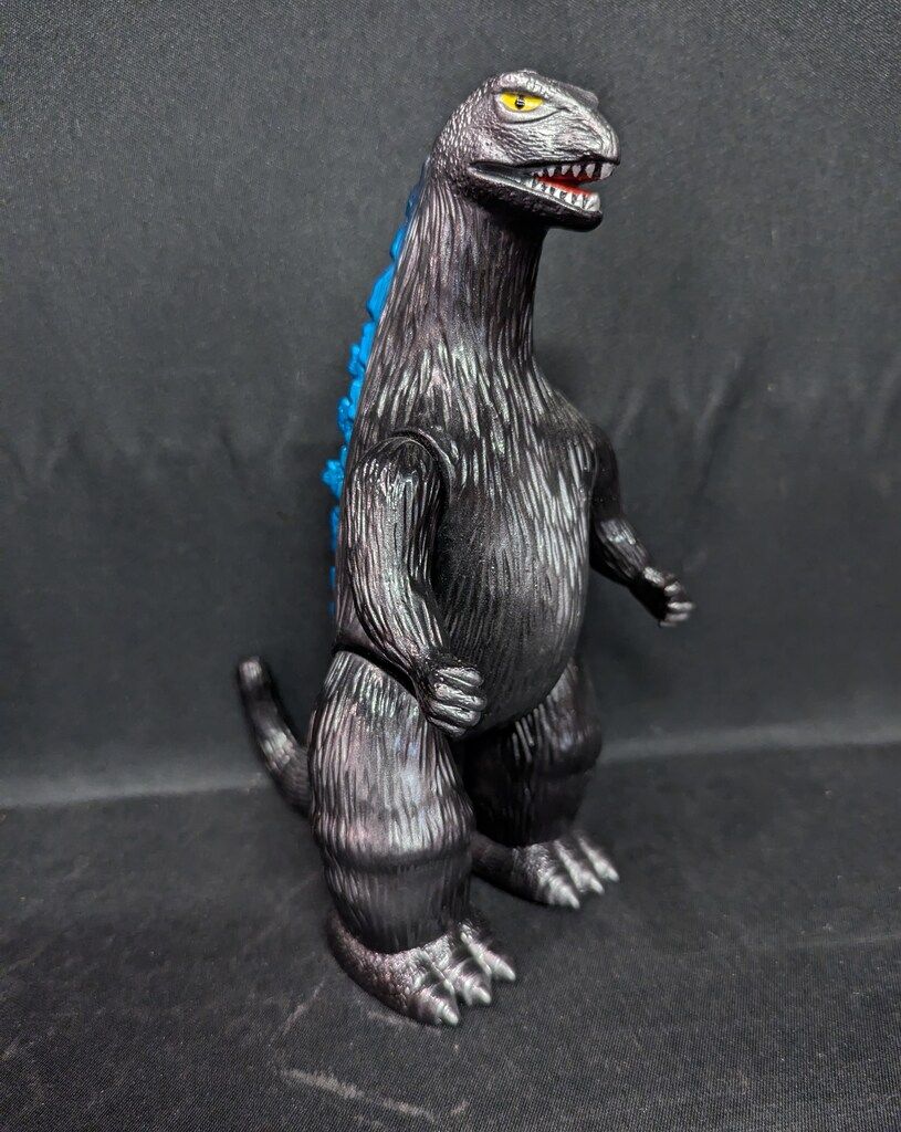 M1号 世紀の大怪獣ブルマァクの怪獣シリーズ ゴジラ 黒成型 スラッシュアウト