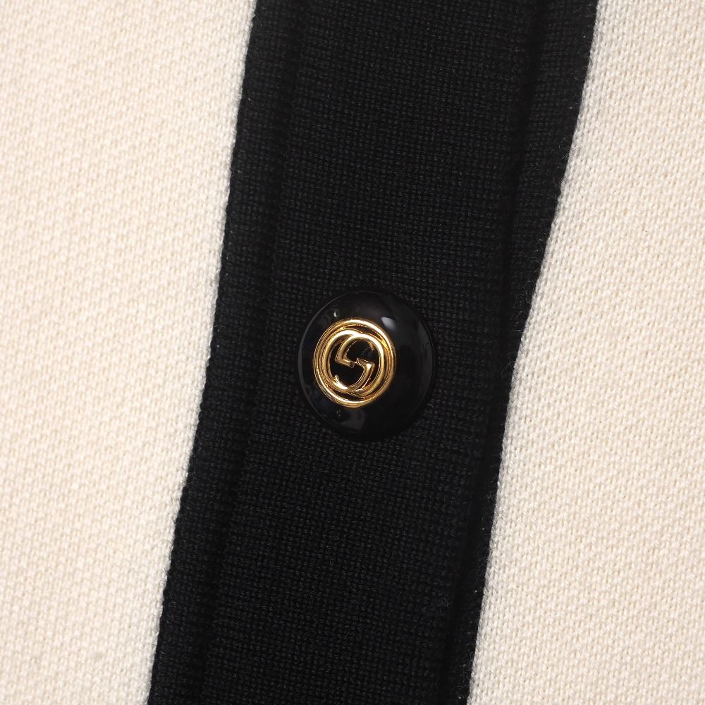 GUCCI - ■美品■2022SS■GUCCI グッチ カーディガン サイズS GGロゴ ニット ジャカード イタリア製 ブランド古着【中古】20250507/RA4608 □美品□2022SS□GUCCI グッチ カーディガン サイズS GGロゴ ニット
