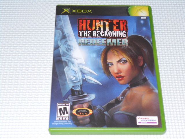 xbox☆HUNTER THE RECKONING REDEEMER 海外版 北米版☆箱付・説明書付 