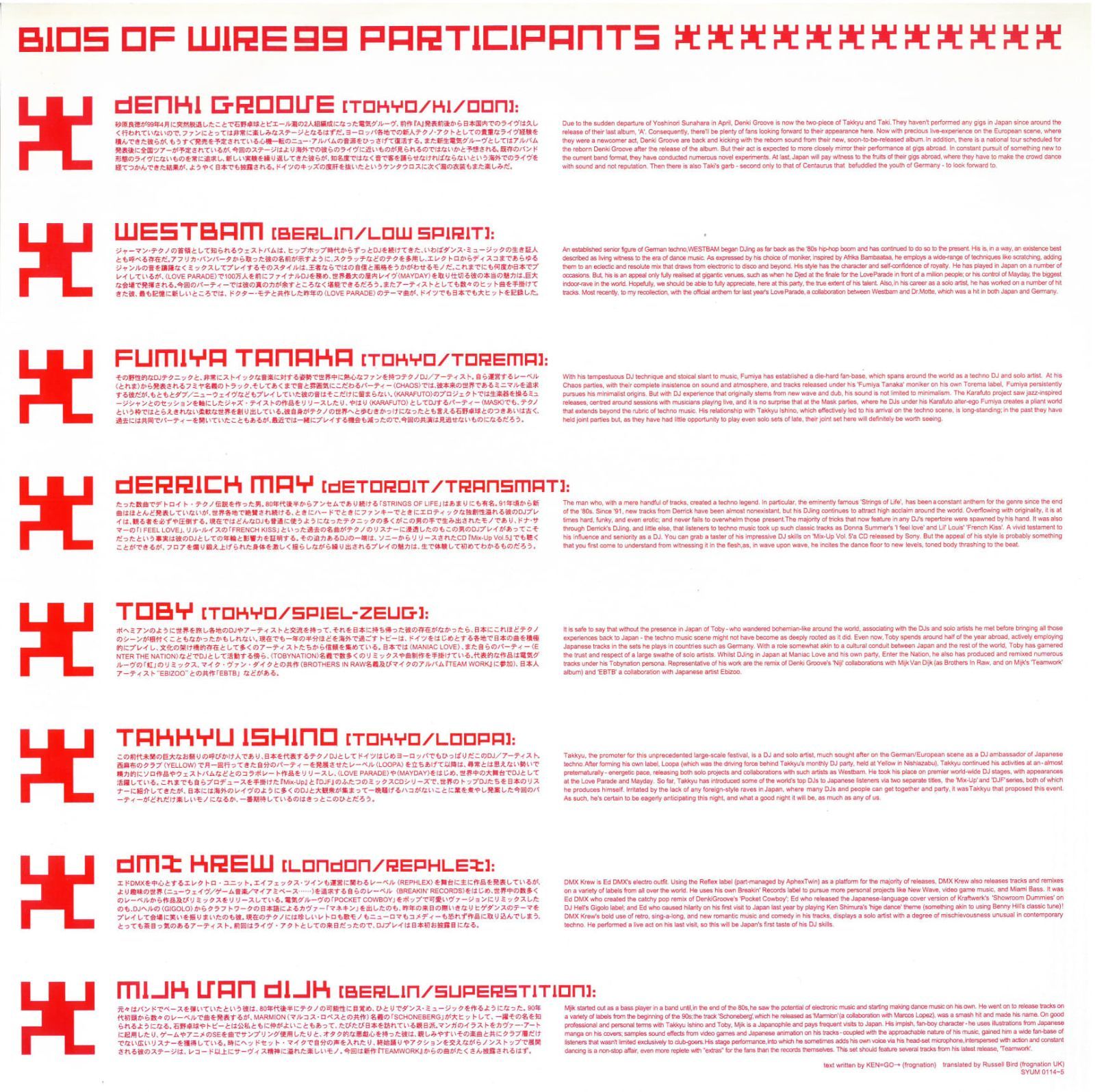 Various Wire 99 Compilation レコード - メルカリ