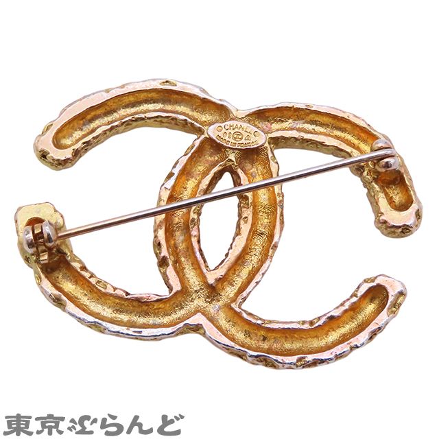 CHANEL シャネル クローバー ブローチ 93A ココマーク 輝かしいココマーク♡クローバー【CHANEL】 ブローチ (CHANEL