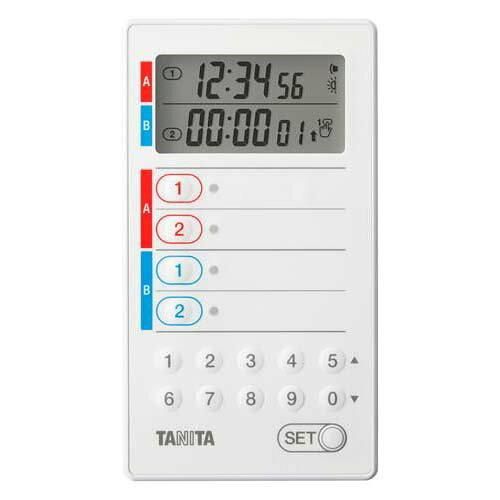 【新品・2営業日で発送】TANITA タニタ タニタ 業務用 デジタルタイマー 100時間計 ホワイト TD-427-WH