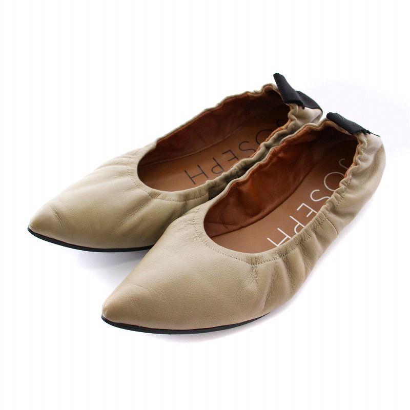 新品】JOSEPHジョゼフ／ポインテットトゥ フラットシューズ