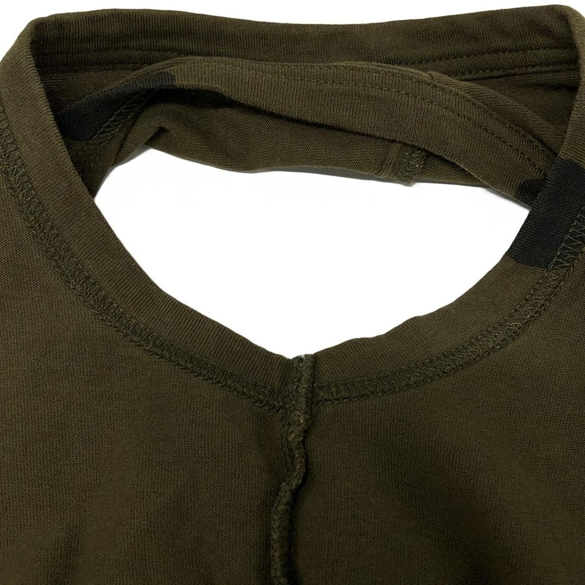  コムデギャルソンコムデギャルソン ノースリーブTシャツ サイズS レディース - カーキ×黒 クルーネック ドット柄 ノースリーブ Tシャツ カットソー