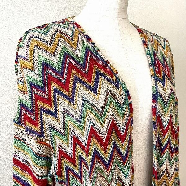 じゅんすけ 　MISSONI   ニットカーデガン44 中古・古着通販】missoni (ミッソーニ) ニットカーディガン