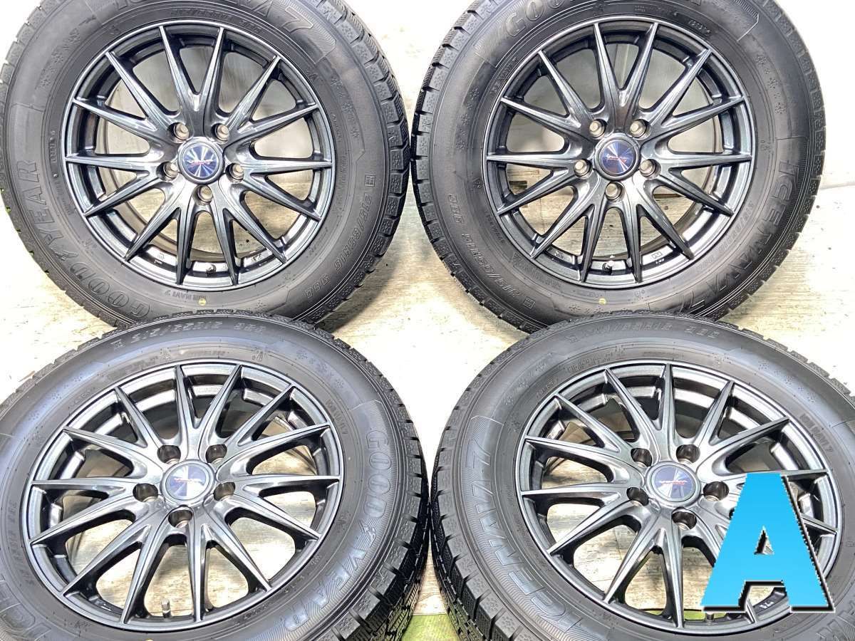 215|65R16 グッドイヤー アイスナビ 7 VELVA SPORT Z 16x6.5 40 114.3-5穴 タイヤ スタッドレスタイヤ ホイールセット 4本セット w16250331023