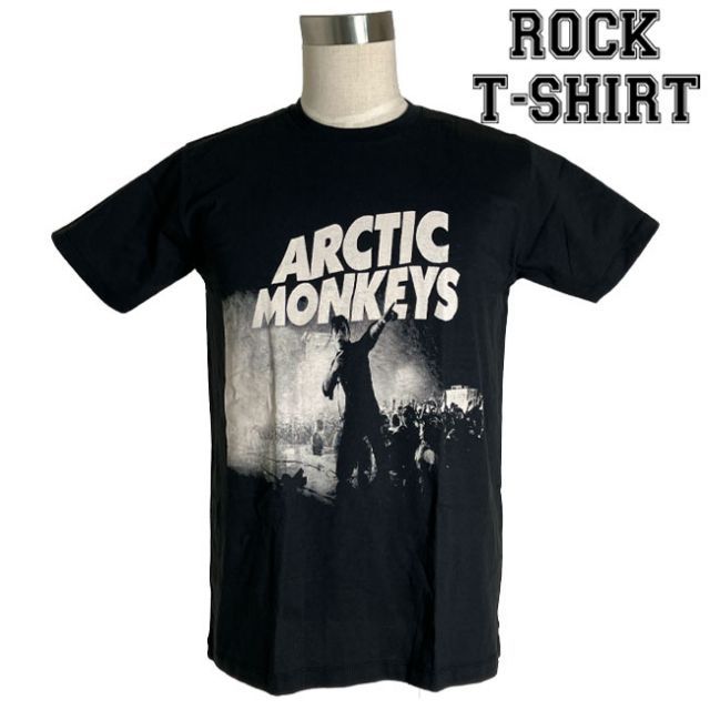 アークティック・モンキーズ バンドTシャツ 初期ロゴ S 美品 入手困難品 アークティック・モンキーズ バンドTシャツ 初期ロゴ S 美品