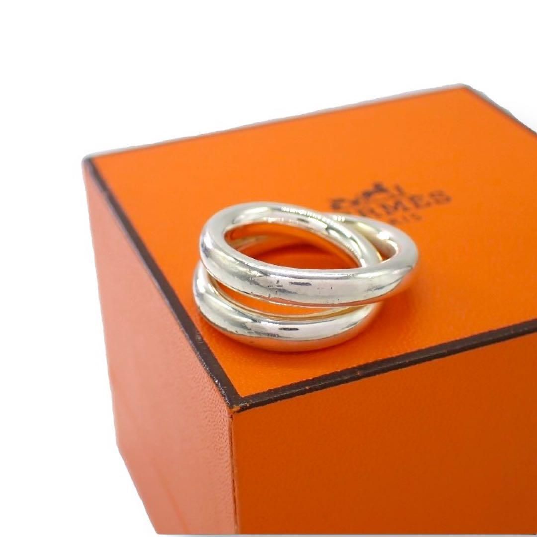 箱 エルメス ヴェルティージュ 49 9号 リング 925 シルバー 3790 箱 エルメス ヴェルティージュ 49 9号 リング 925 シルバー 3790