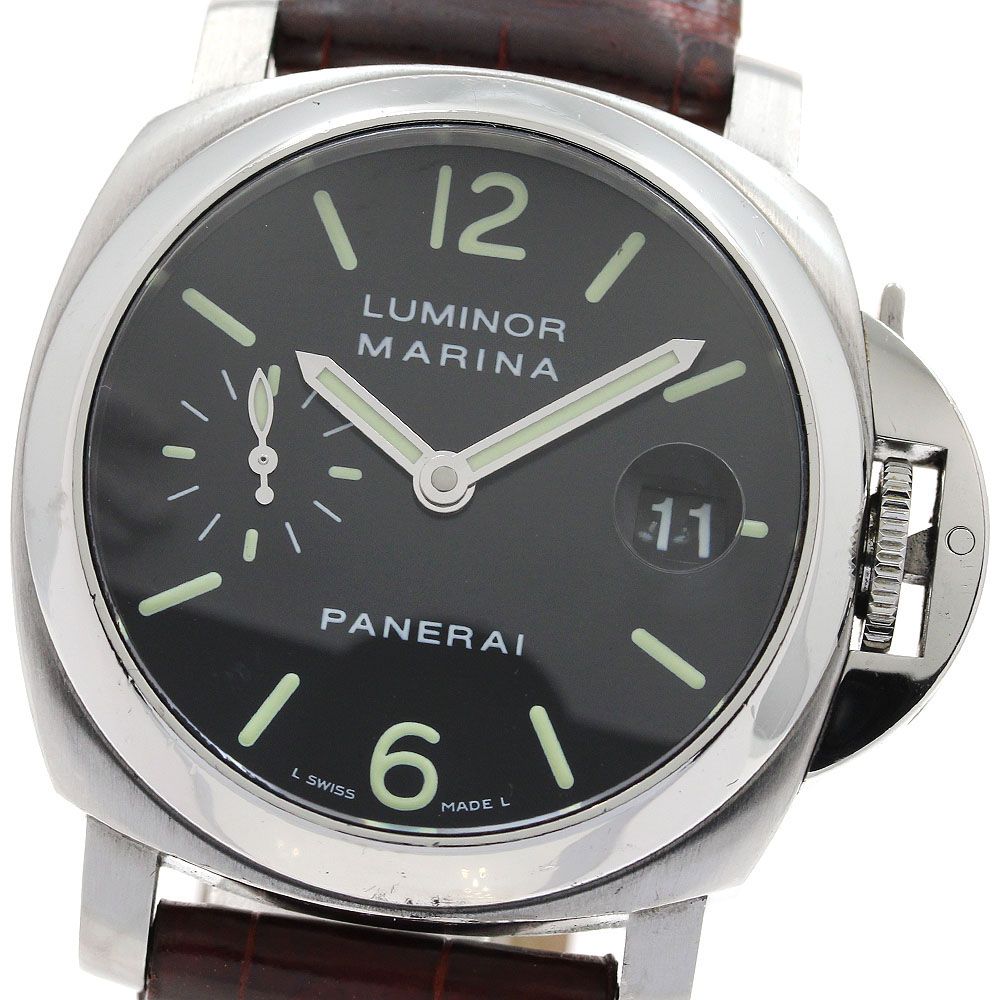 パネライ PANERAI PAM00048 ルミノール マリーナ スモールセコンド デイト 自動巻き メンズ_904948