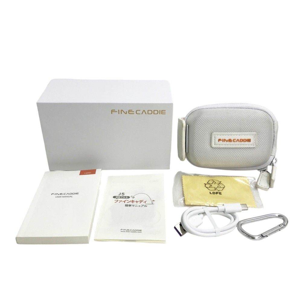 FINE CADDIE ファインキャディ J5 レーザー距離計 ホワイト系