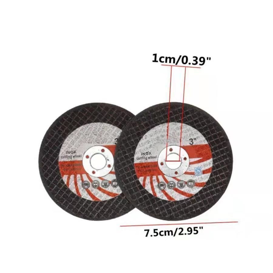ディスクグラインダー充電式ミニコードレス型ハンドヘルド切断機軽量化76mm19500rpm超高速型バッテリー1個付き家庭用金属切断木工切断研磨