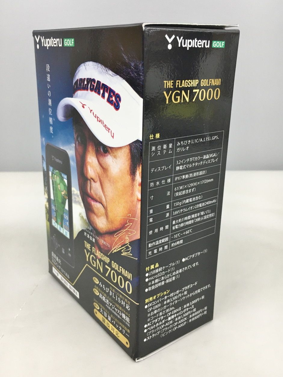 最安価に挑戦！ ユピテル YUPITERU ゴルフ距離計 ゴルフナビ GOLFNAVI YGN7000 GPS みちびき ガリレオ対応 3.2インチ 液晶 IPX7準拠防水 2510LS021 きれい