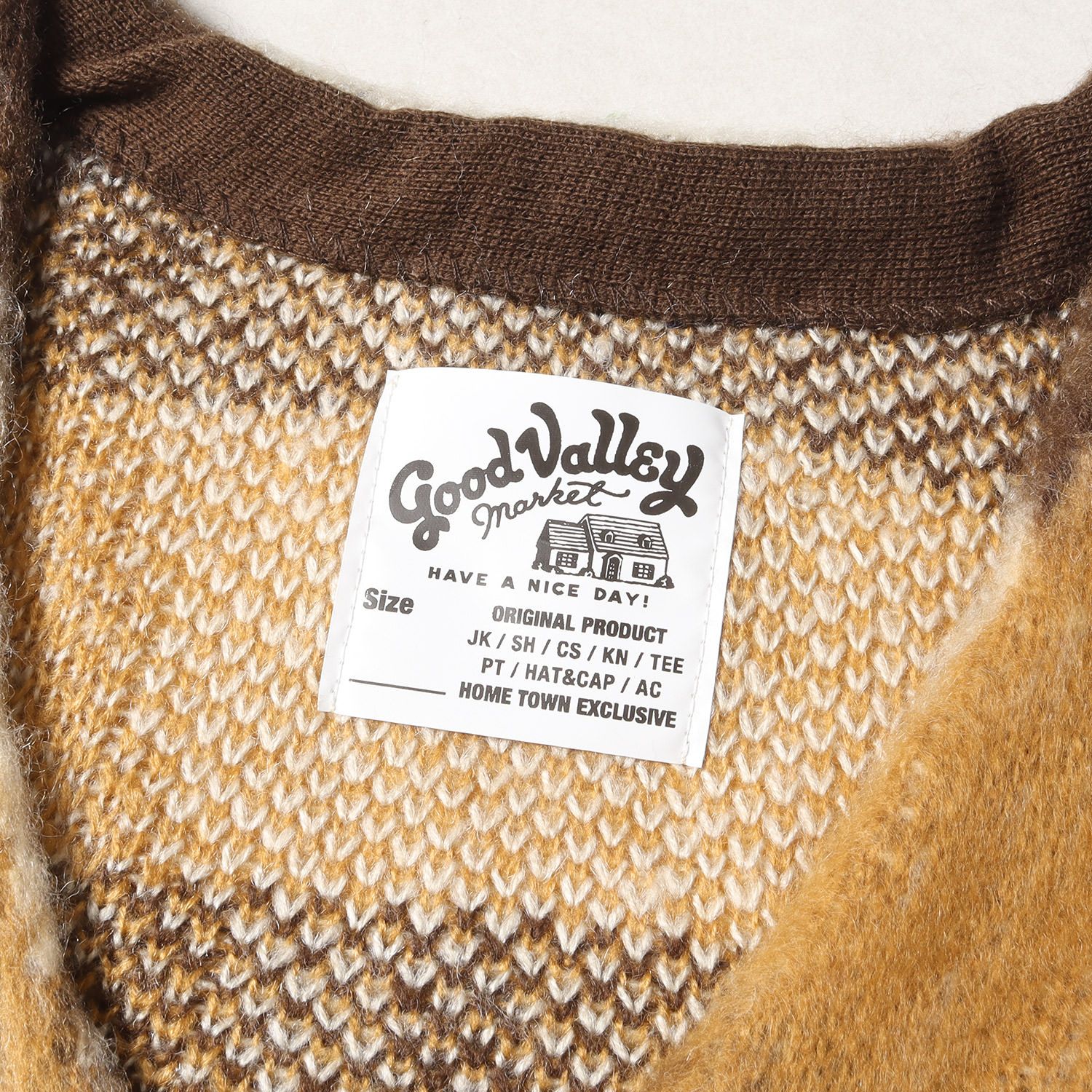 新品 Good Valley Market グッドバレーマーケット カーディガン サイズ  