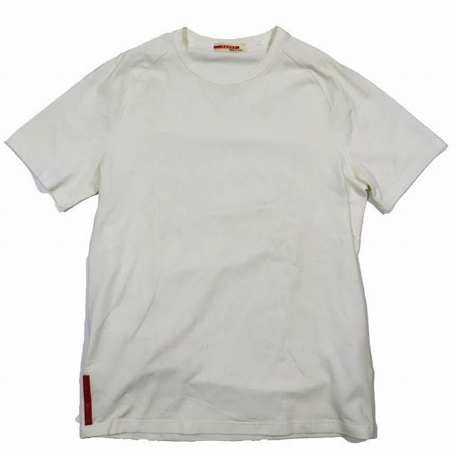 プラダスポーツ PRADA SPORT ラバーロゴ Tシャツ カットソー トップス 