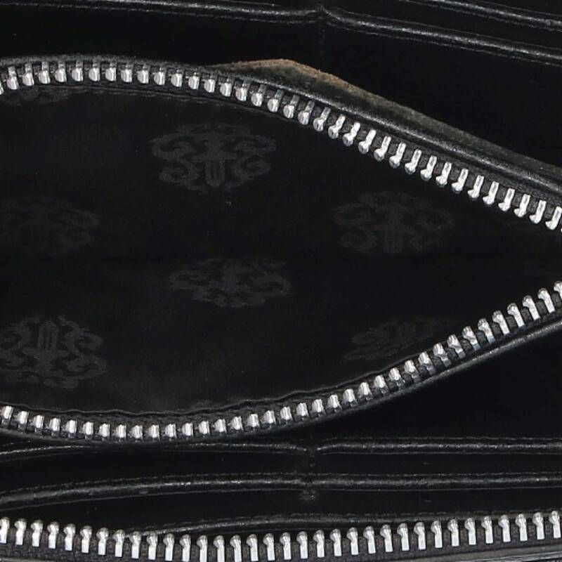 クロムハーツ  RC F ZP2 フィリグリープラス装飾ラウンドジップレザーウォレット財布  メンズ