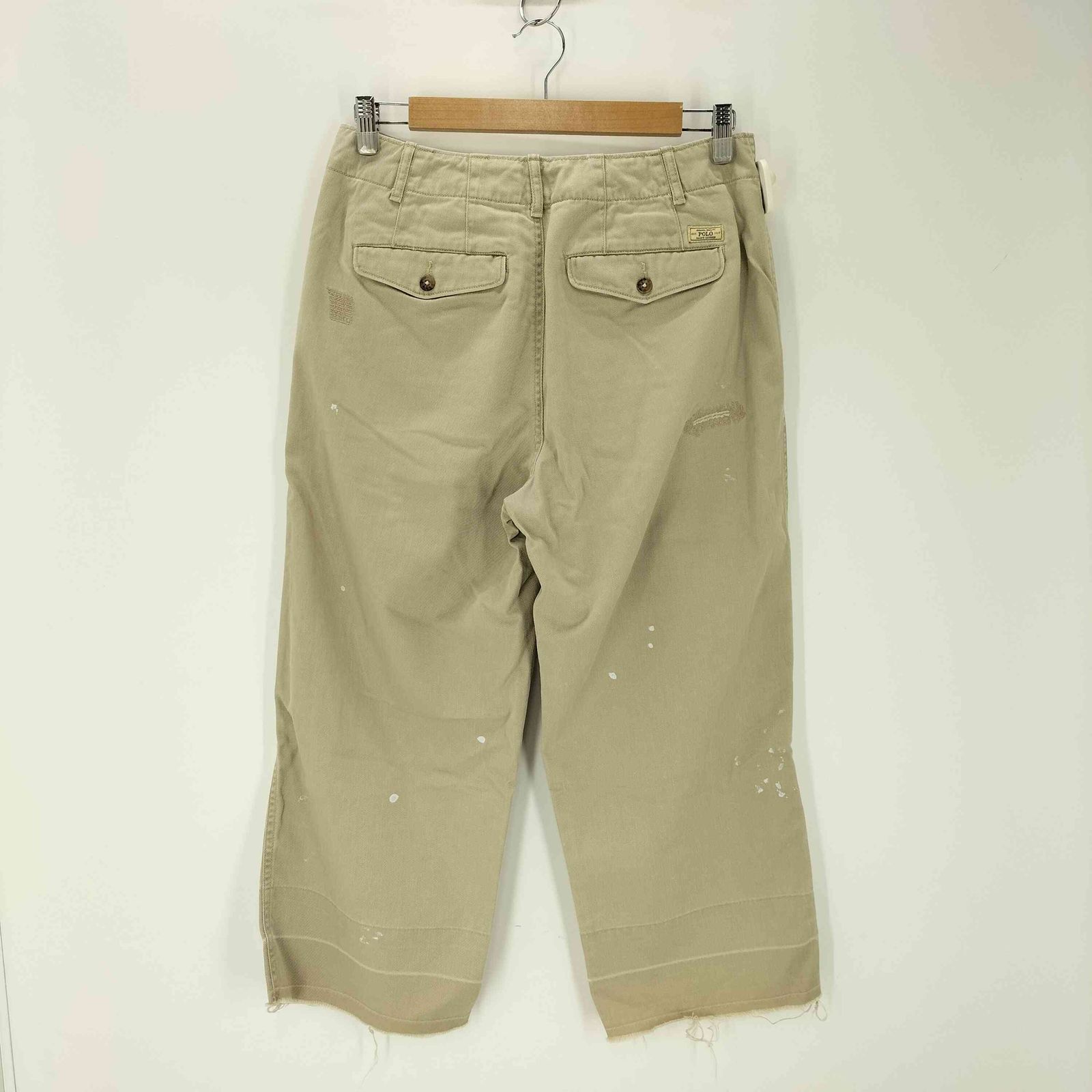 ポロラルフローレン POLO RALPH LAUREN BOY CROP CHINO リペアペイント