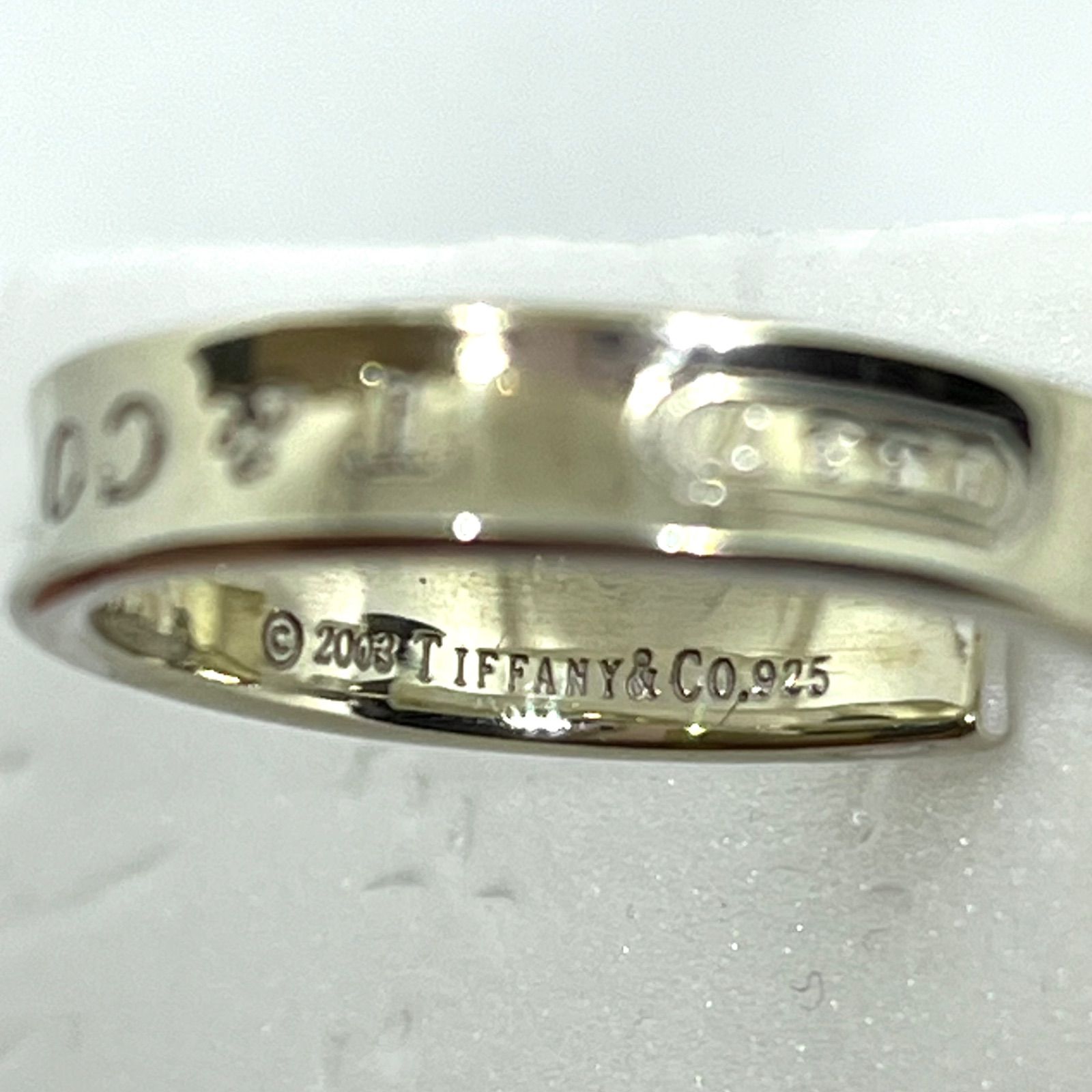 美品】TIFFANY & Co. ティファニー 1837 ナロー フープ ピアス