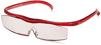 【】Hazuki ハズキルーペ コンパクト 1.6倍 トップ カラーレンズ ルビー