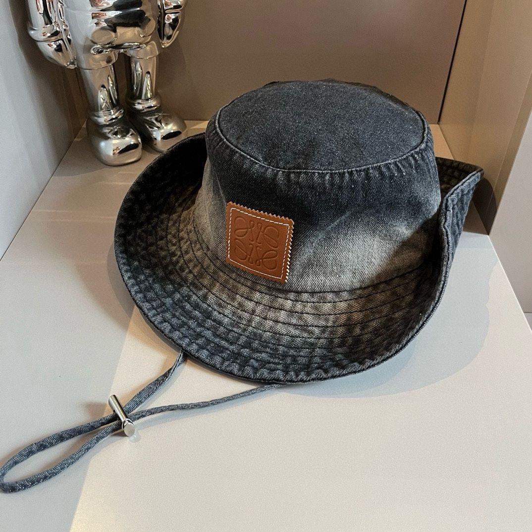 LOEWE ロエウェ デニムフィッシャーマンハット - メルカリ