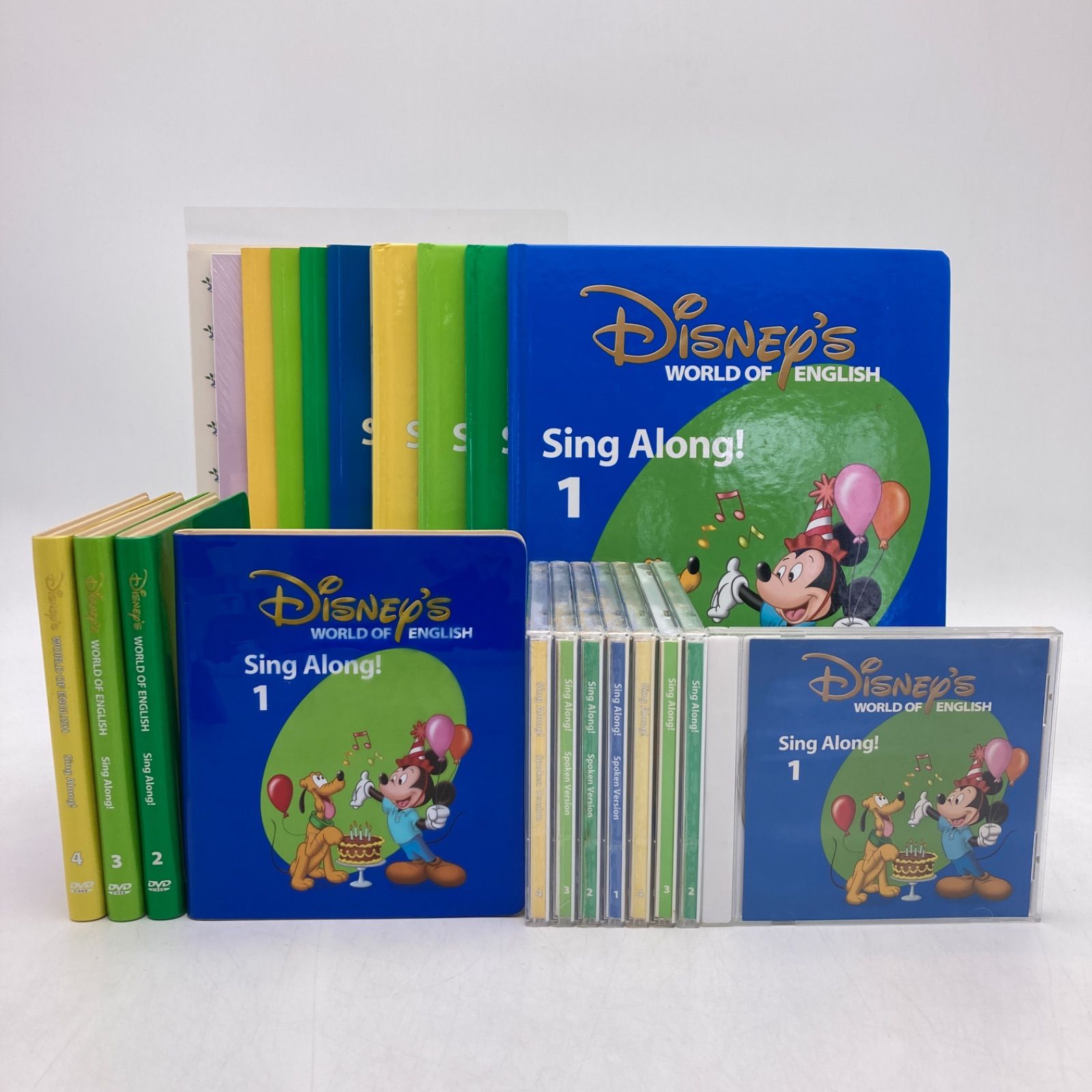 2008年購入 シングアロングセット DVD4枚 絵本＆CD 字幕あり 