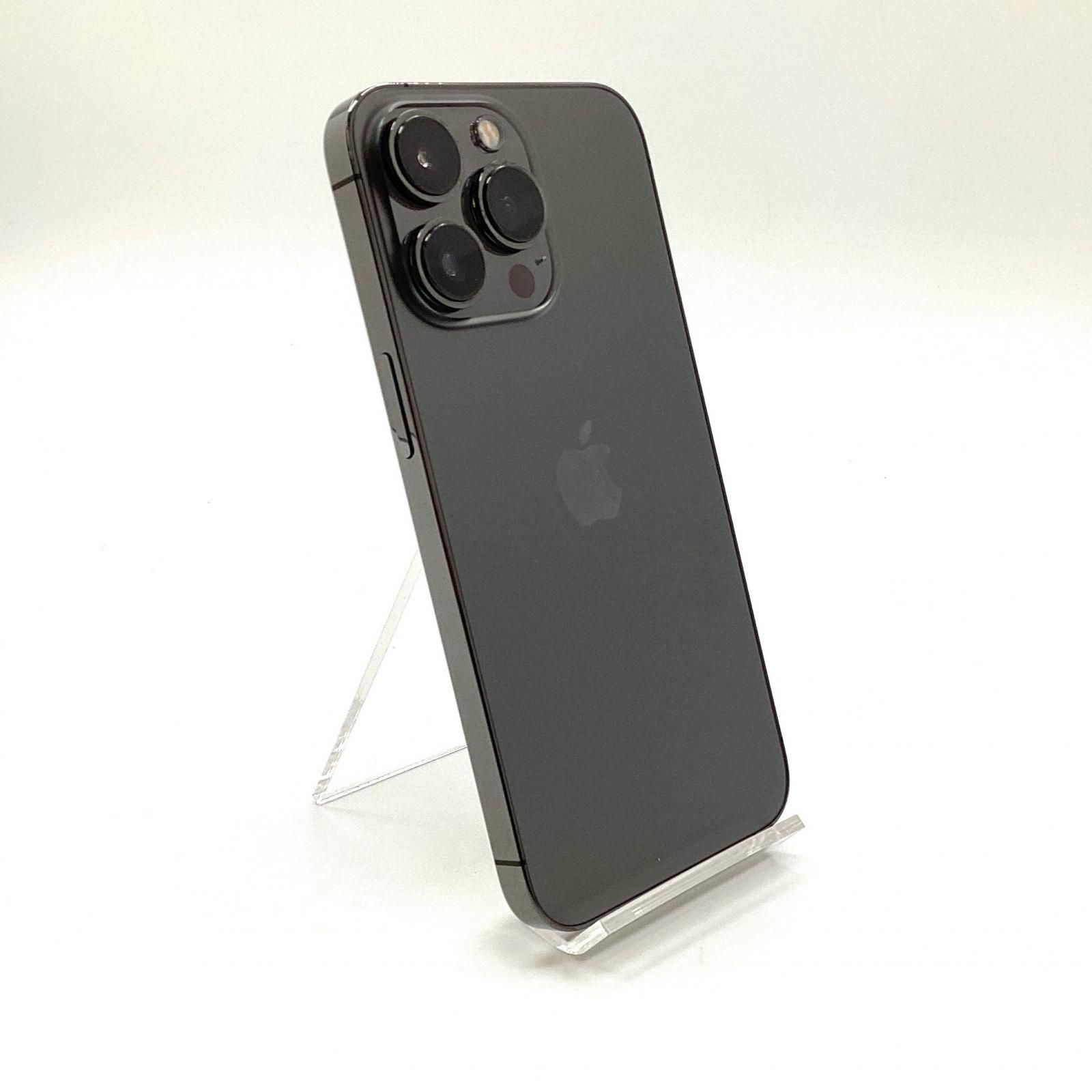 【全額返金保証】【最速発送】Apple iPhone 13 Pro 256GB グラファイト au 美品 動作確認済 白ロム 94%