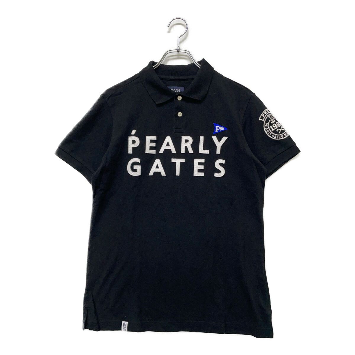 メンズ パーリーゲイツ PEARLY GATES 半袖ポロシャツ 4(M) 黒