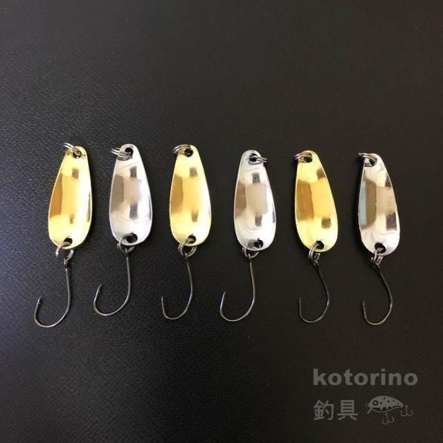 トラウト　スプーンルアーセット Amazon.co.jp: ナイトアーミー 釣具 3.5g トラウト スプーン 6