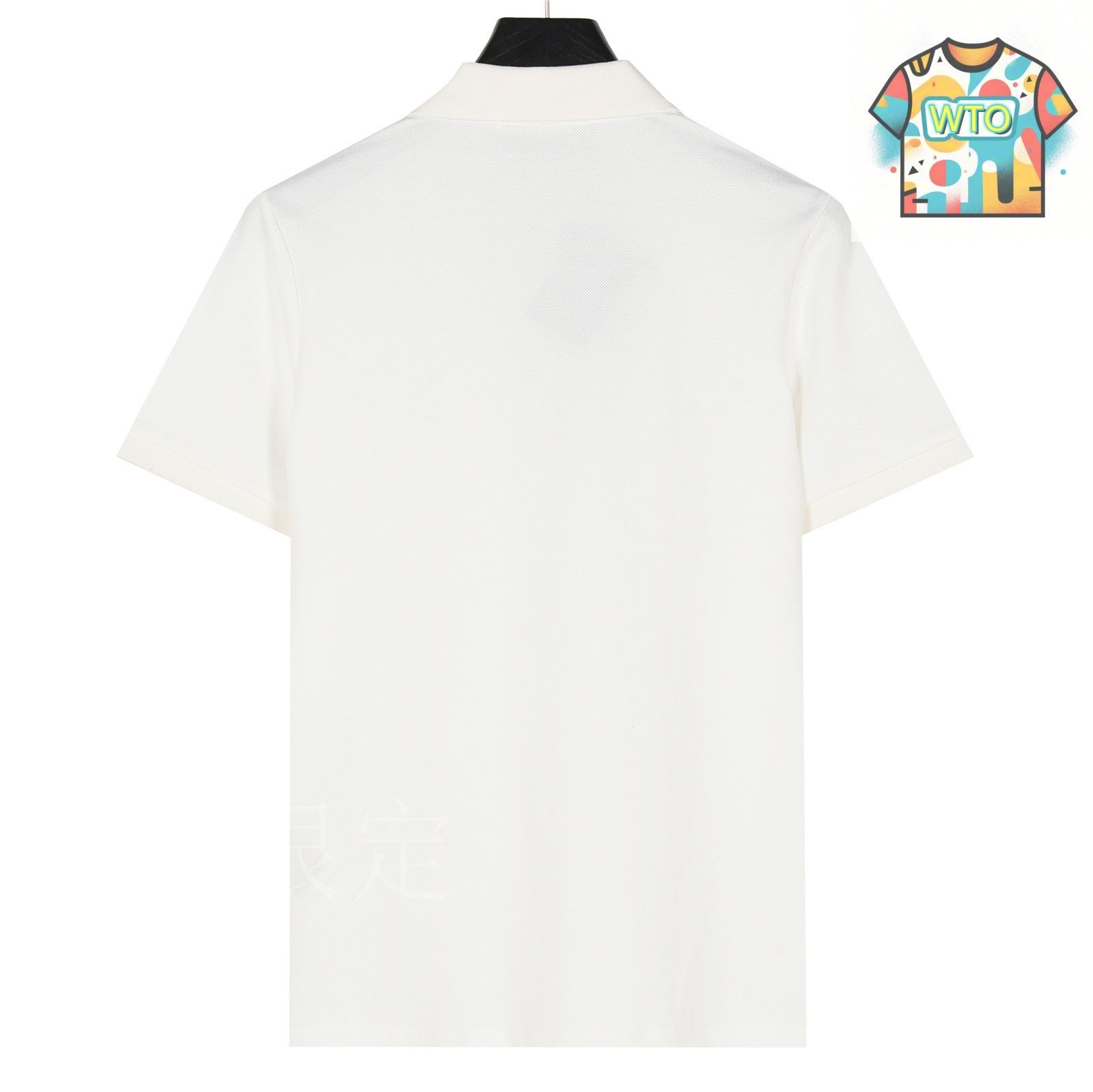 PRADA ホワイト ポロシャツ ポケット付き 今日特価】Prada 25SS ポケット付き セミジップ ショート