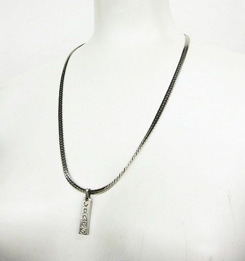 ゲルマニウムネックレス　Pt IN　刻印あり プレリュード Pt・IN刻印入り ゲルマニウム ネックレス スネーク