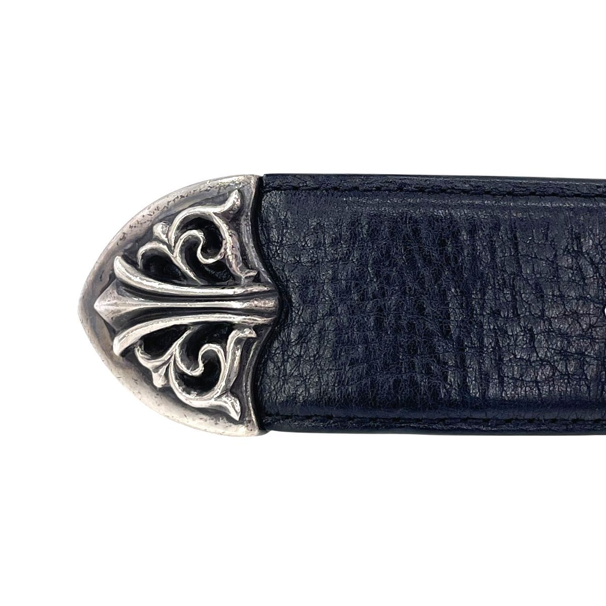 中古】 CHROME HEARTS クロムハーツ クラシック3PC レザーベルト