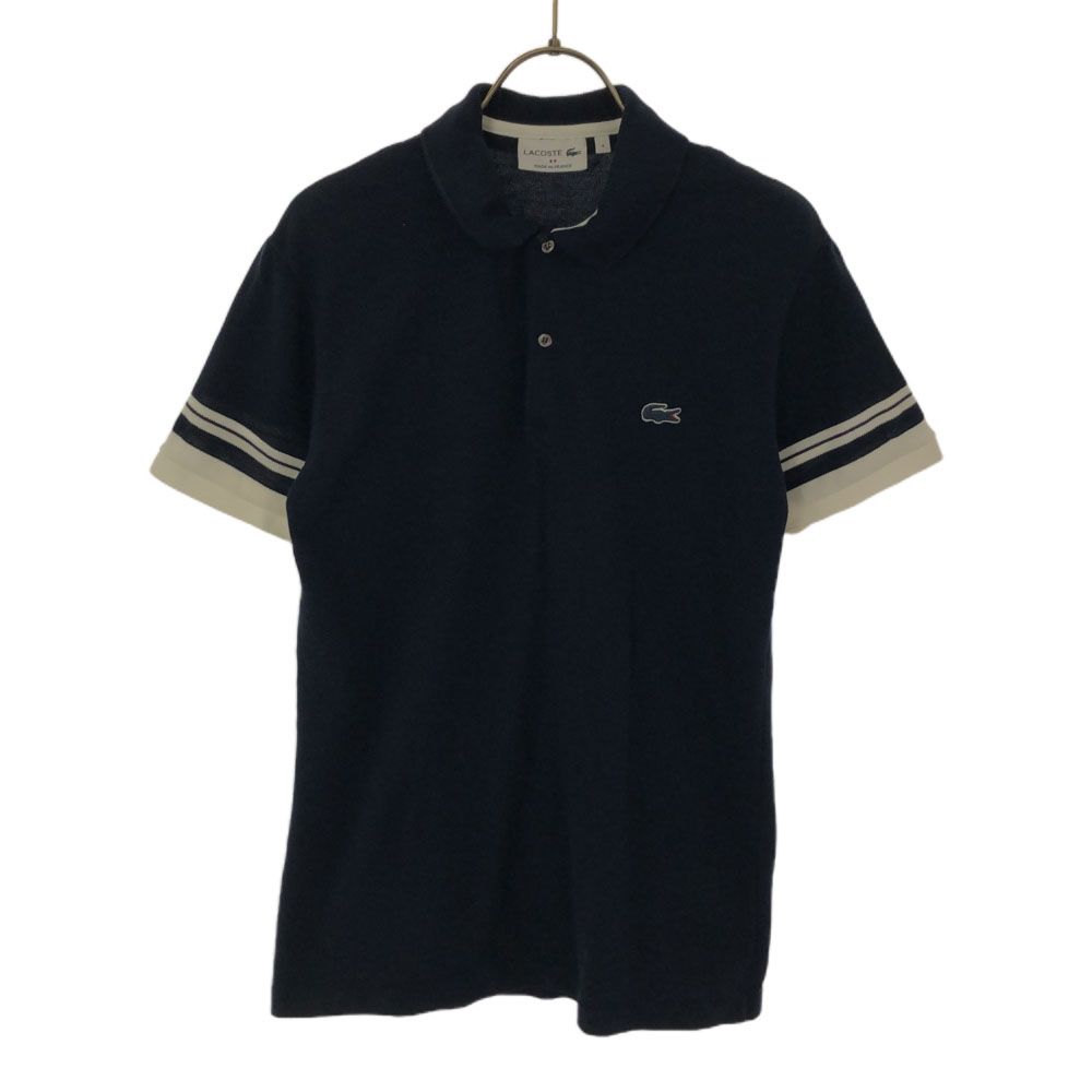 フランス製ラコステ CHEMISE LACOSTE ポロシャツ ネイビー Lacoste