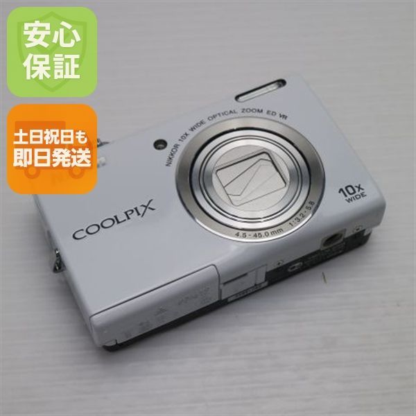 新品同様 COOLPIX S6200 ナチュラルホワイト 即日発送 デジカメ