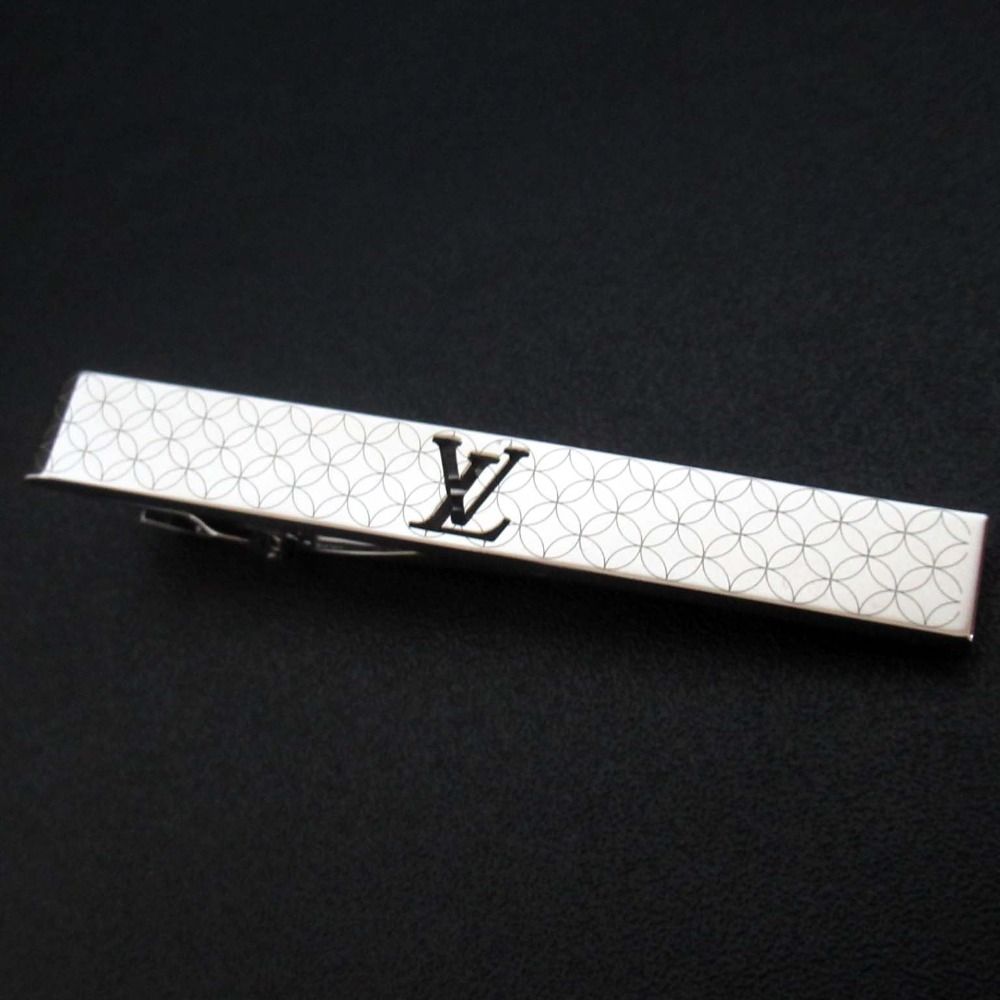 LOUIS VUITTON ルイヴィトン パンスクラヴァット シャンゼリゼ ネクタイピン タイバー M65042 シルバー メンズ 古着