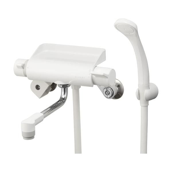 【新品・2営業日で発送】SANEI(旧社名:三栄水栓製作所) サーモシャワー混合栓 お風呂用 25%節水シャワー 一定温度キープ 小物が置けるトレー付...