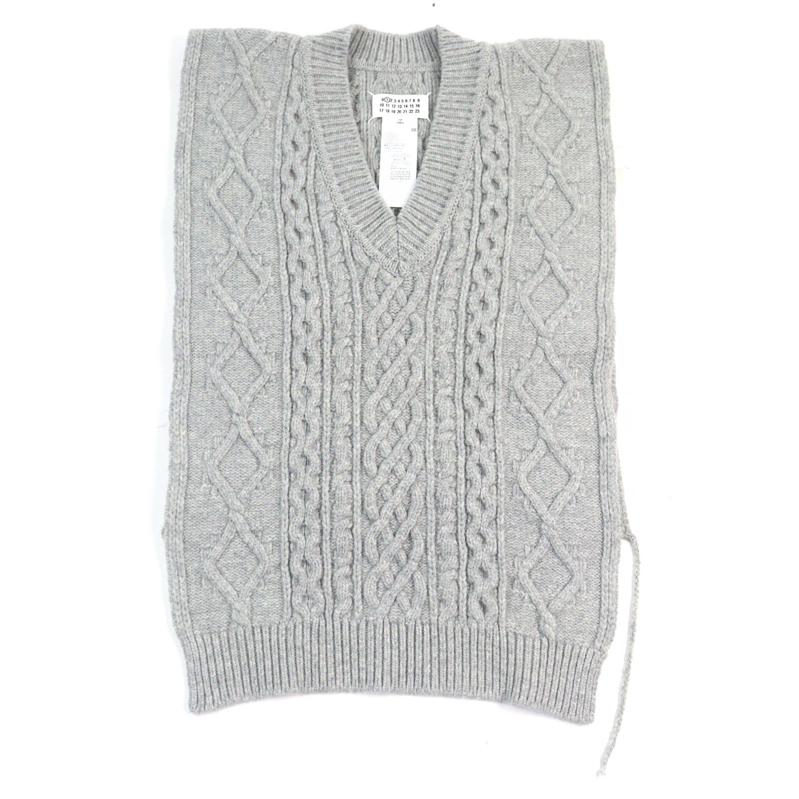 Maison Margiela メゾンマルジェラ ケーブル編み ニットベスト