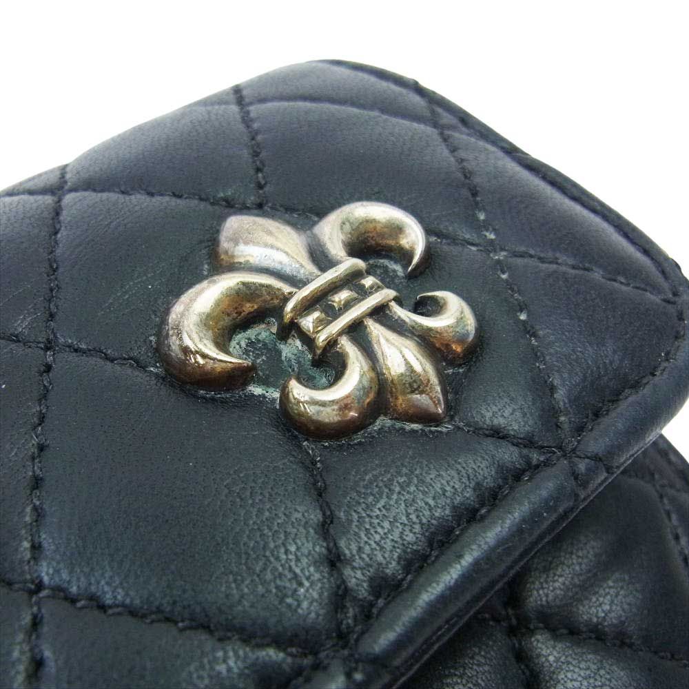 CHROME HEARTS クロムハーツ（原本無） 長財布 QUILTED WAVE WALLET