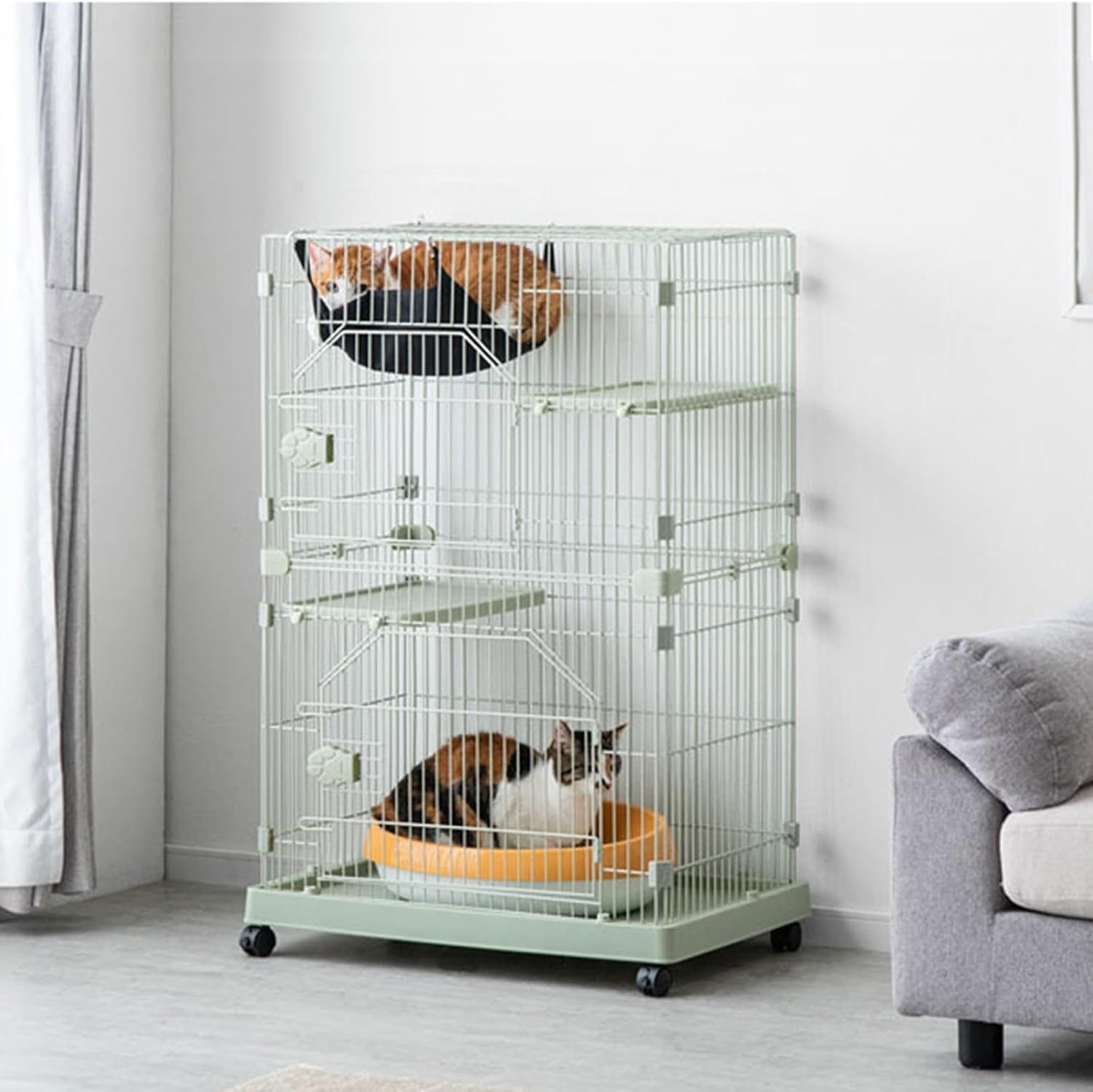 総額65,000程度】猫飼育セット(ケージ、清浄機、リュック、トイレ