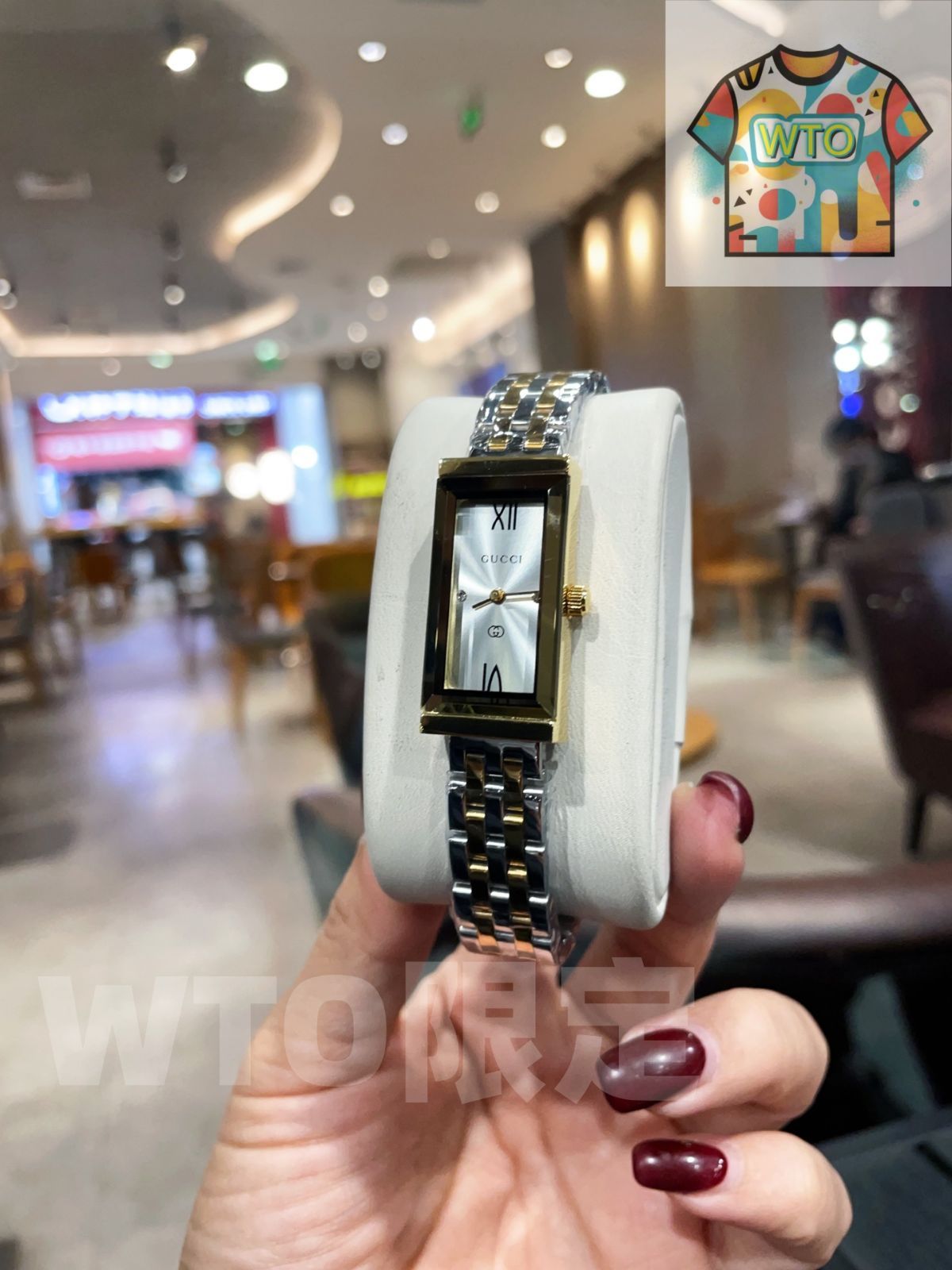 GUCCI スイス製 長方形ケース 時計　稼働品 GUCCI スイス製 長方形ケース 時計 稼働品 GUCCI 四角形ケース 時計