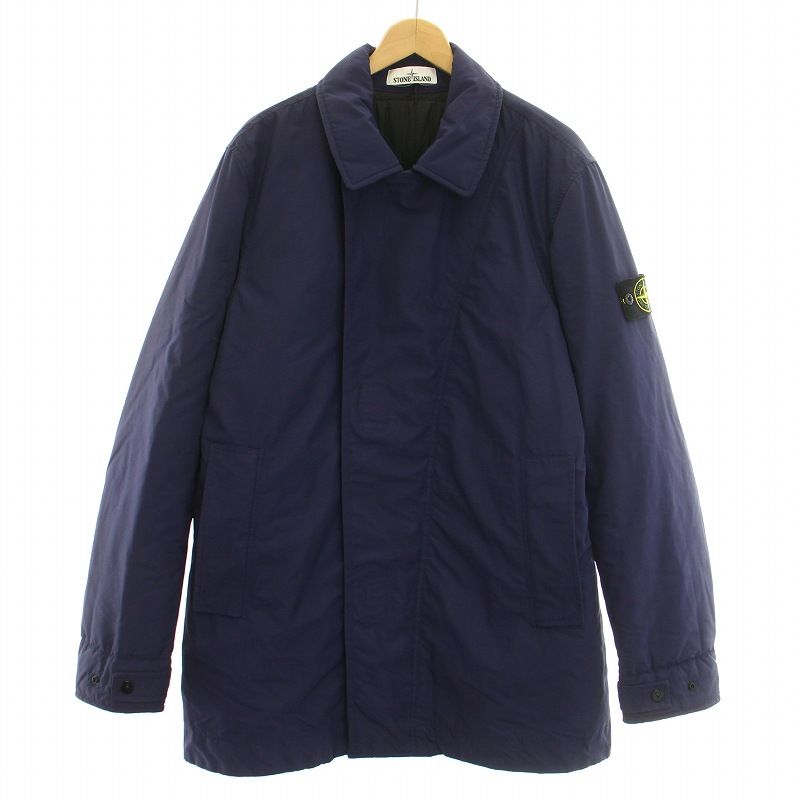 ストーンアイランド STONE ISLAND MICRO REPS WITH PRIMALOFT INSULATION TECHNOLOGY  プリマロフト 中綿コート ナイロンジャケット ロゴアップリケ タグ付き L 紫 パープル /KW □GY18 - メルカリ