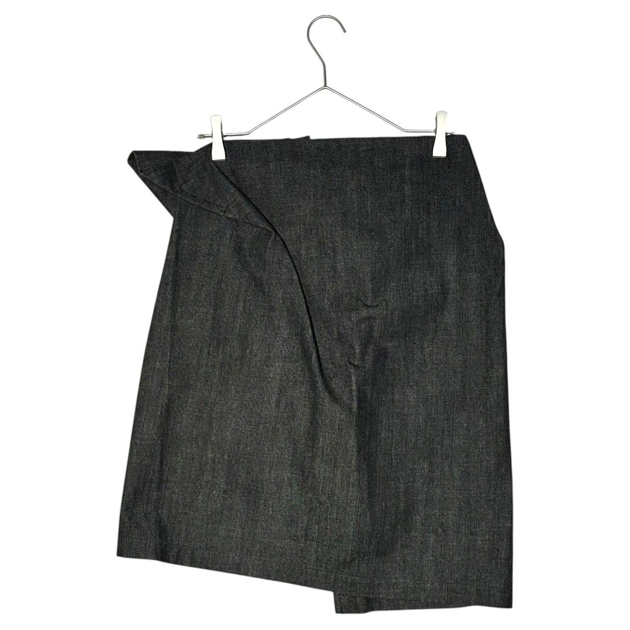 ワイズ　Y‘S ヨウジヤマモト　ミニ丈スカート　モード YOHJI YAMAMOTO NOIR(ヨウジヤマモトノアール) Zip Design Denim