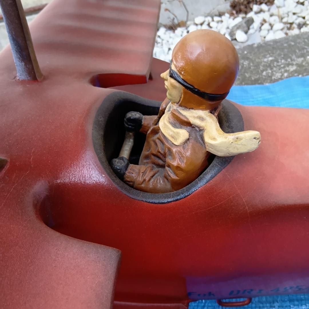 フォッカー Dr.I 425/17 レッドバロン 三葉機 大型飛行機模型 木製