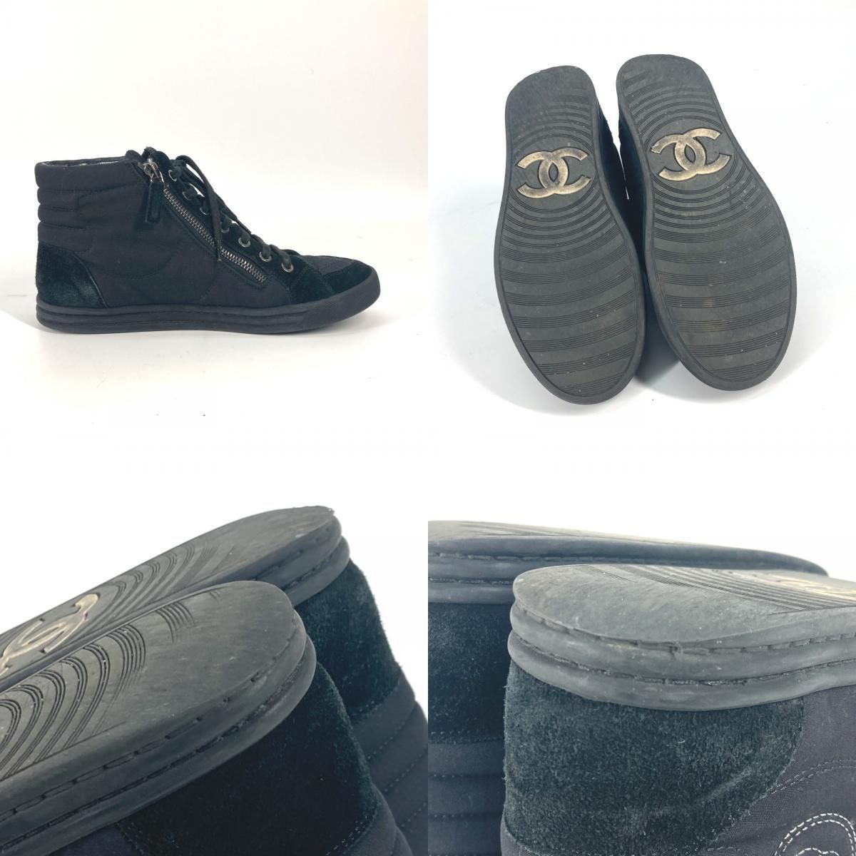CHANEL シャネル スニーカー CC ココマーク キルティング G30617 