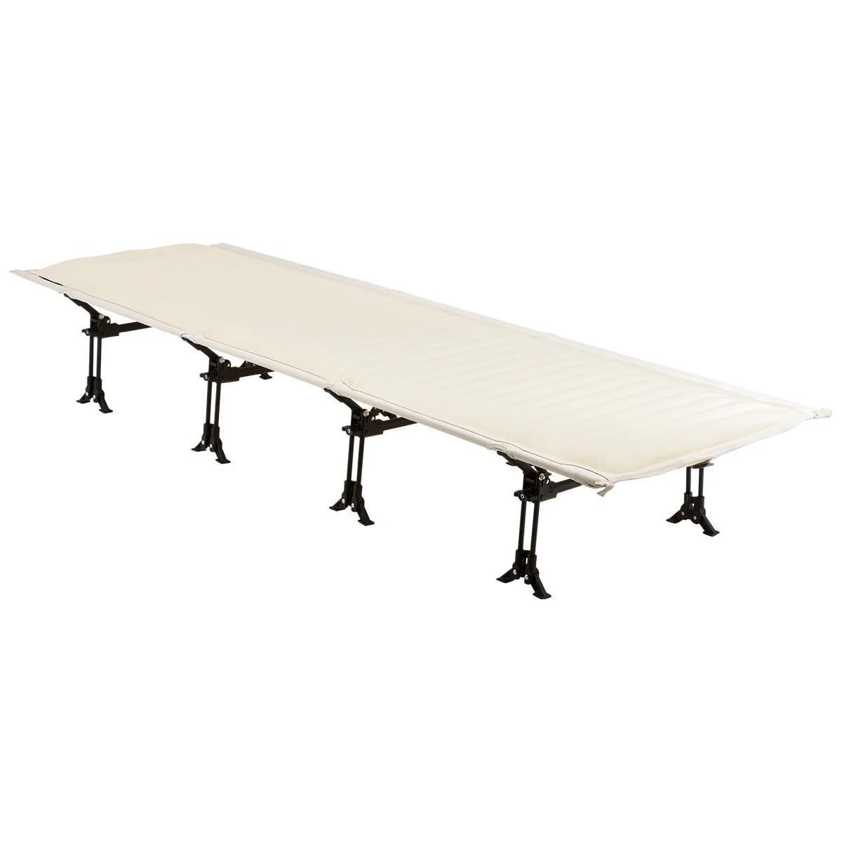 NEUTRAL OUTDOOR 2WAY ワイドキャンプコット 超軽量航空機素材 高さ 30cm ハイ|ロー切替 高密度で耐久性 30kg 高耐荷重 折りたたみ式 収納バッグ付 防災|車中泊|テント用