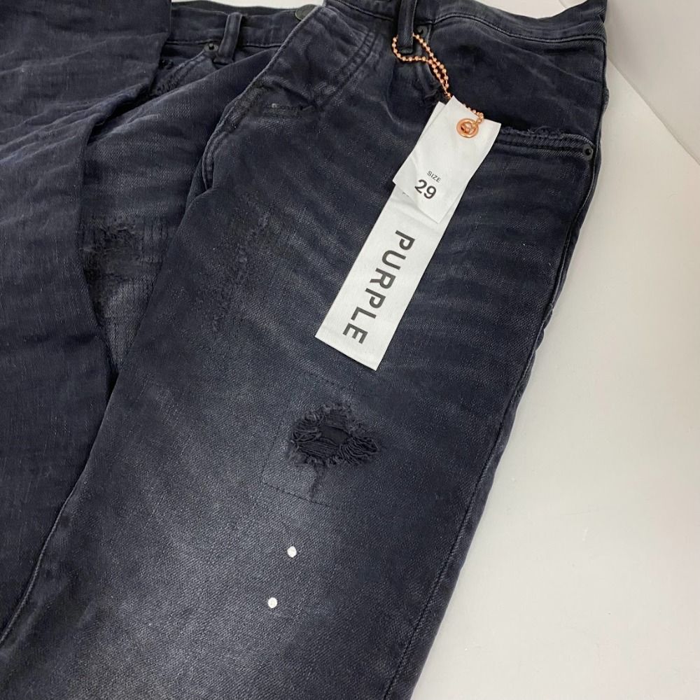 08w8200 purple brand パープルブランド ダメージデニムパンツ