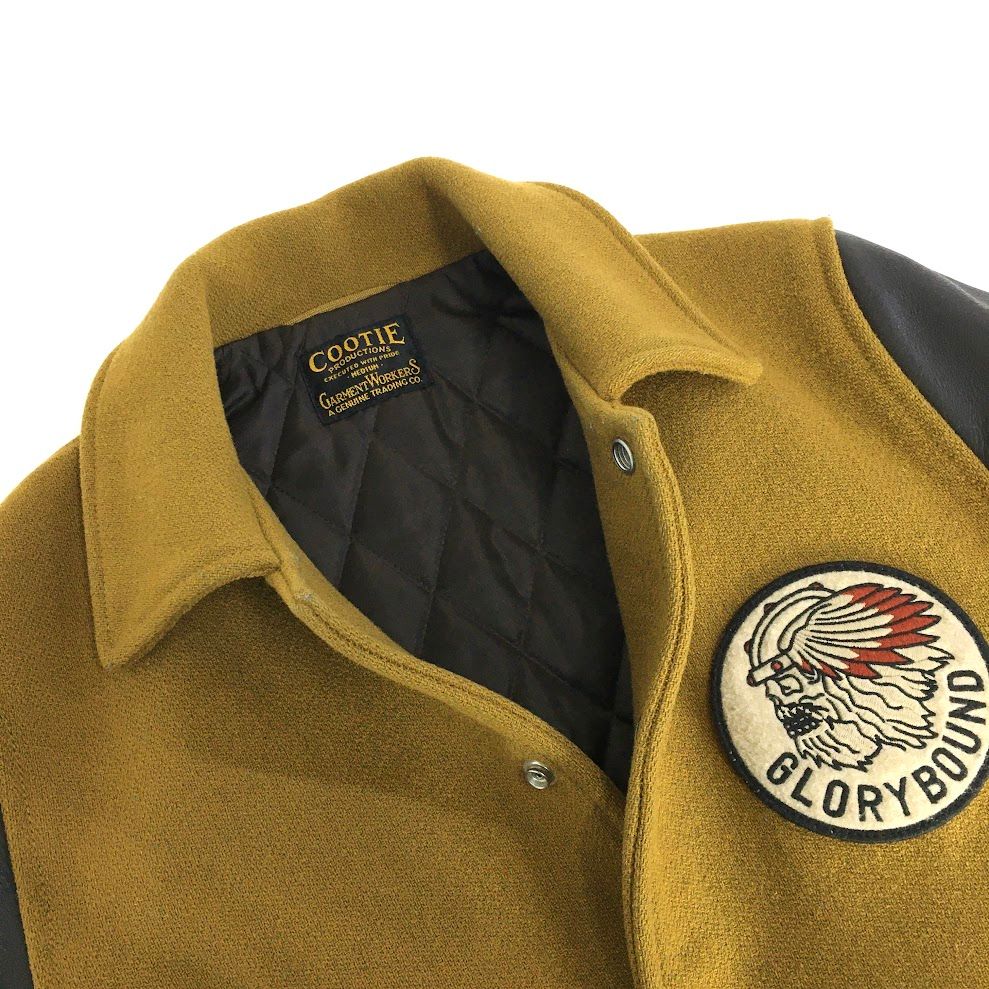 倉吉店】COOTIE | クーティー スタジャン 1st Place Jacket イエロー