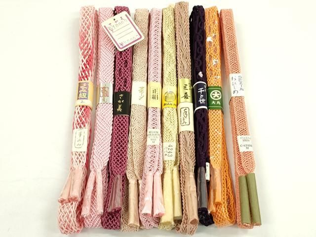 平和屋本店 夏物 和装小物 帯締め10本セット CXAA0390s5