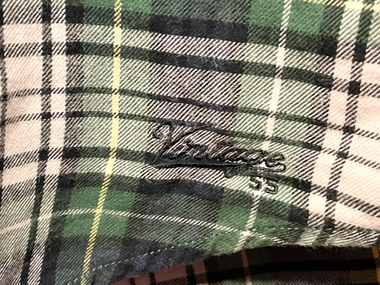 Vintage55 MAVERICK COLLECTION 長袖ボタンダウンチェック柄シャツ 
